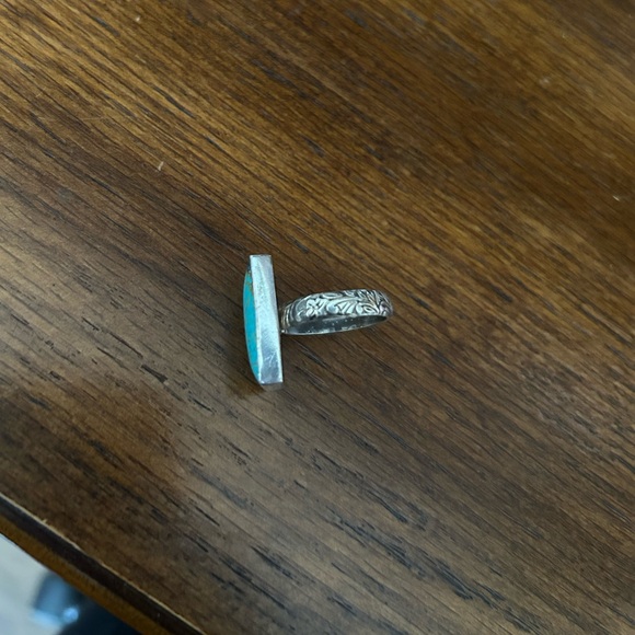 sterling silver turquoise ring - Picture 3 of 3